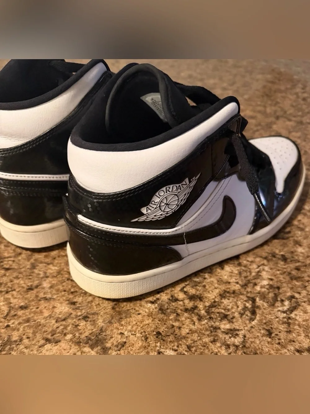 Air Jordan 1 Mid SE ASW All Star Carbon Fiber Black DD1649-001 Men's Size 10.5